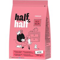 Сухий корм для кошенят Half&Half з яловичиною 300г