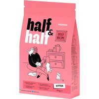 Сухий корм для кошенят Half&Half з яловичиною 8кг