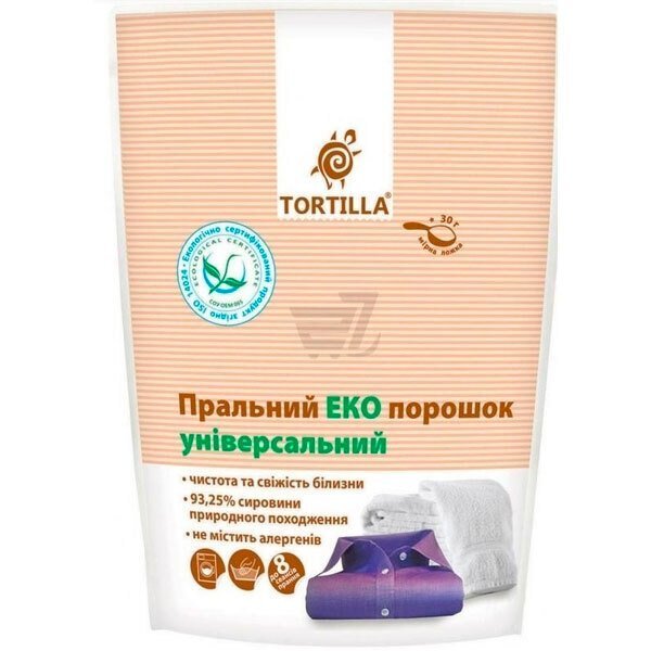 

Стиральный еко порошок Tortilla Универсальный 400г