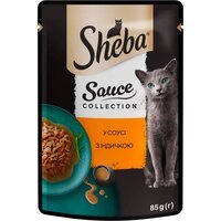 Вологий корм для кішок Sheba індичка в соусі 85г