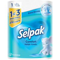 Паперові рушники Selpak Comfort Maxi 1=3 2 шари 1шт