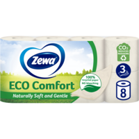 Туалетний папір Zewa Eco Comfort 3 шари 8шт