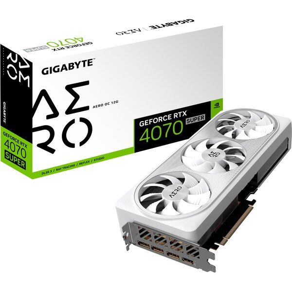 

Видеокарта GIGABYTE GeForce RTX 4070 SUPER 12GB GDDR6 AERO