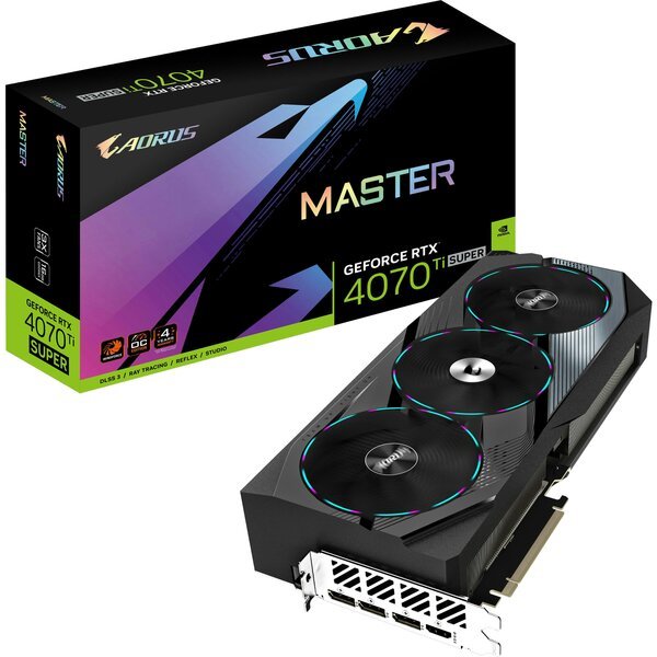 

Видеокарта GIGABYTE GeForce RTX 4070 SUPER 12GB GDDR6X AORUS MASTER