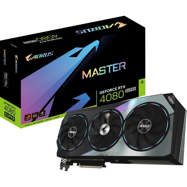 

Видеокарта GIGABYTE GeForce RTX 4080 SUPER 16GB GDDR6X AORUS MASTER