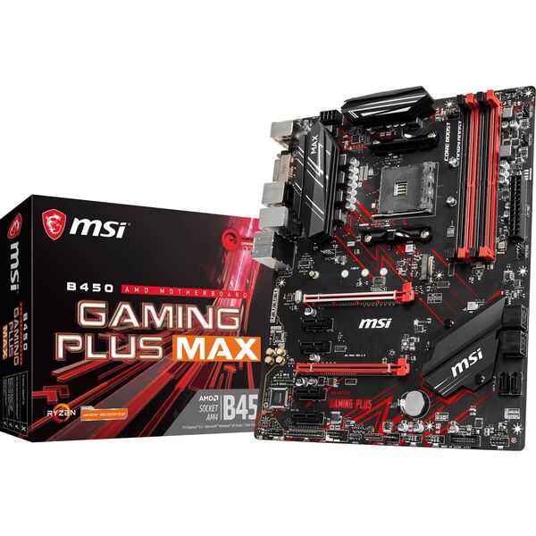 

Материнcкая плата MSI B450 GAMING PLUS MAX sAM4 B450 4xDDR4 HDMI DVI ATX