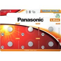 Батарейка Panasonic LR44 BLI 6 (LR-44EL/6B)