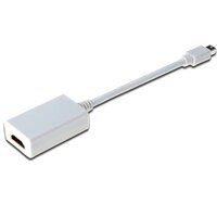 Переходник Digitus Mini DisplayPort to HDMI (AM/AF) 0.15m white