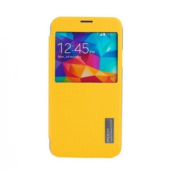 

Чехол Rock для Galaxy S5 Elegant series lemon Yellow