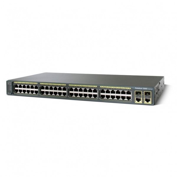 

Коммутатор Cisco Catalyst 2960 Plus 48 10/100 + 2 T/SFP LAN Base (WS-C2960+48TC-L)