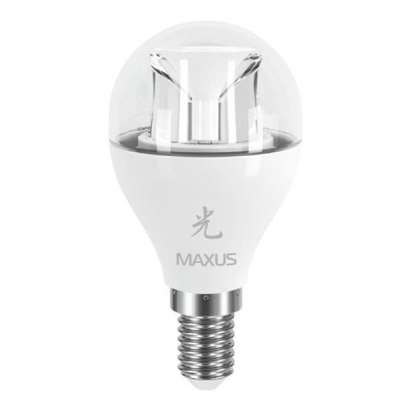 

Светодиодная лампа MAXUS G45 6W 3000K 220V E14 AP (1-LED-435)