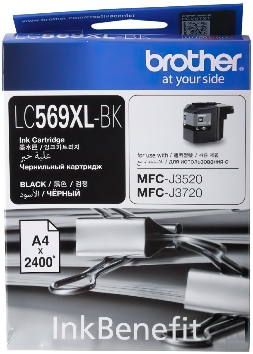 

Картридж струйный Brother MFC-J3520 XL black (LC569XLBK)