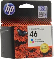  Картридж струменевий HP No.46 Ultra Ink Advantage Tri-color (CZ638AE) 