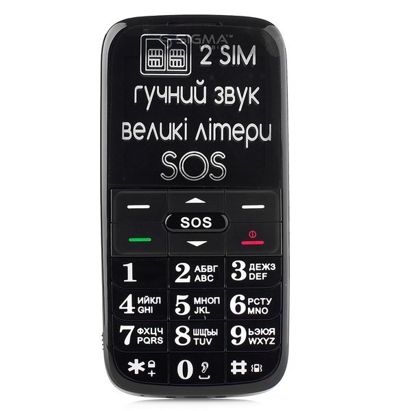 

Мобильный телефон Sigma Comfort 50 Slim Black