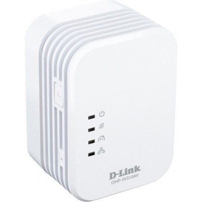 

Powerline-адаптер D-Link DHP-W310AV 200Мбит/с, WiFi 802.11n