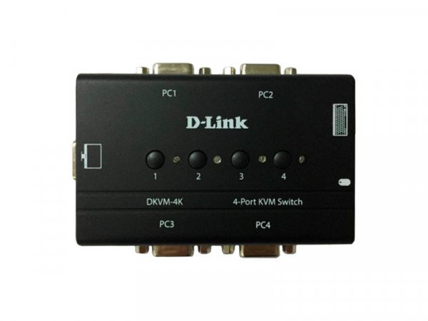 d-link KVM- D-Link DKVM-4K 4port w/2 Cables (DKVM-4K)