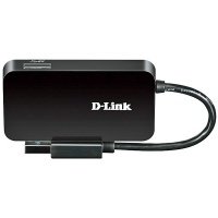 USB-хаб D-Link DUB-1341 4port USB 3.0 компактный, без блока питания (DUB-1341)