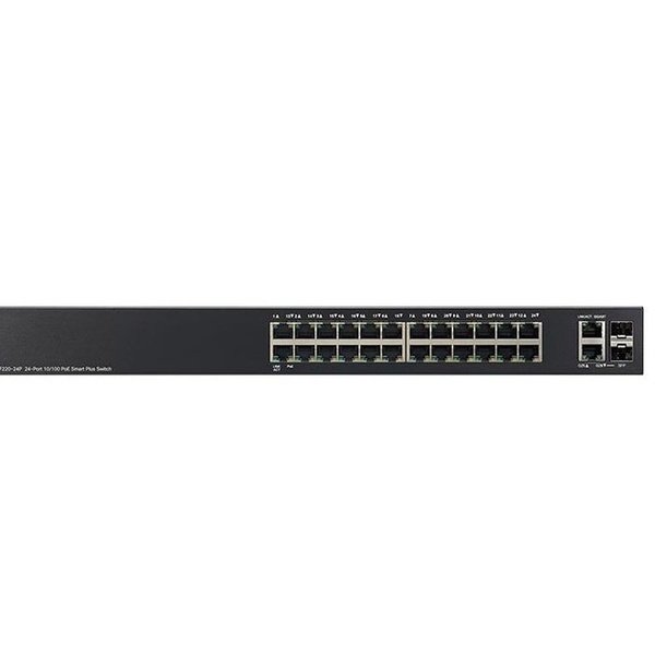 

Коммутатор Cisco SB SF220-24 24-Port 10/100 Smart Plus Switch (SF220-24-K9-EU)