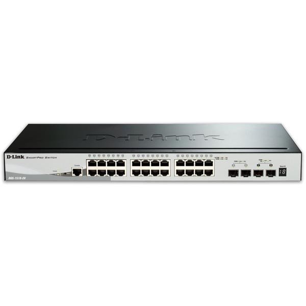 

Коммутатор D-Link DGS-1510-28 24x1G, 2xSFP, 2xSFP+ 10G, SmartPro (DGS-1510-28)