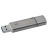 Накопитель USB 3.0 KINGSTON DT Locker+ G3 32GB Metal Silver Security (DTLPG3/32GB) фото 