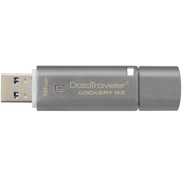 Акция на Накопитель USB 3.0 KINGSTON DT Locker+ G3 16GB (DTLPG3/16GB) от MOYO