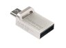 Накопитель USB 3.0 TRANSCEND JetFlash OTG 880 64GB Metal Silver (TS64GJF880S) фото