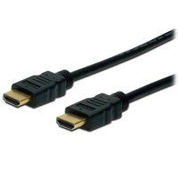 Кабель Digitus HDMI High speed + Ethernet (AM / AM) 2.0m, black (AK-330114-020-S)