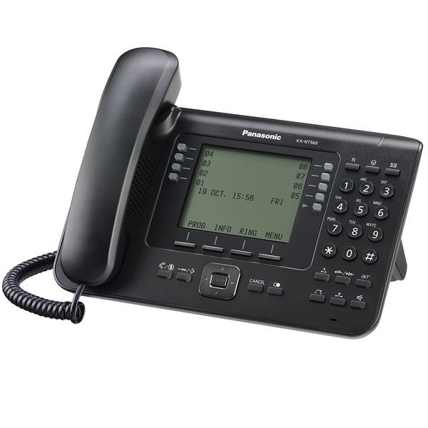 

IP-телефон Panasonic KX-NT560RU-B Black для АТС Panasonic KX-TDE/NCP/NS