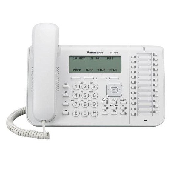 

IP-телефон Panasonic KX-NT546RU White для АТС Panasonic KX-TDE/NCP/NS