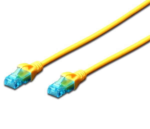 

Патч-корд DIGITUS CAT 5e UTP,2м,AWG 26/7,желтого цвета (DK-1511-020/Y)