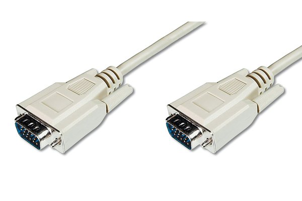 

Кабель Digitus VGA (HDDB15M/M) 3.0m, white (AK-310100-030-E)