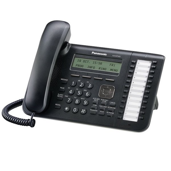 

IP-телефон Panasonic KX-NT543RU-B Black для АТС Panasonic KX-TDE/NCP/NS