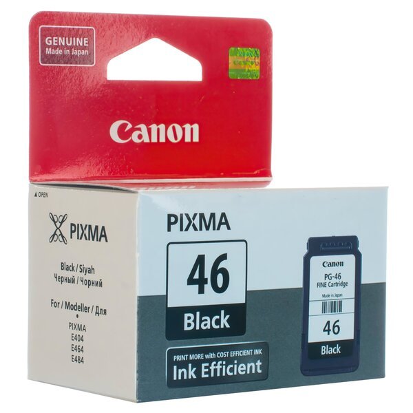 Картридж струйный CANON PG-46 PIXMA Ink Efficiency E404 Black (9059B001)