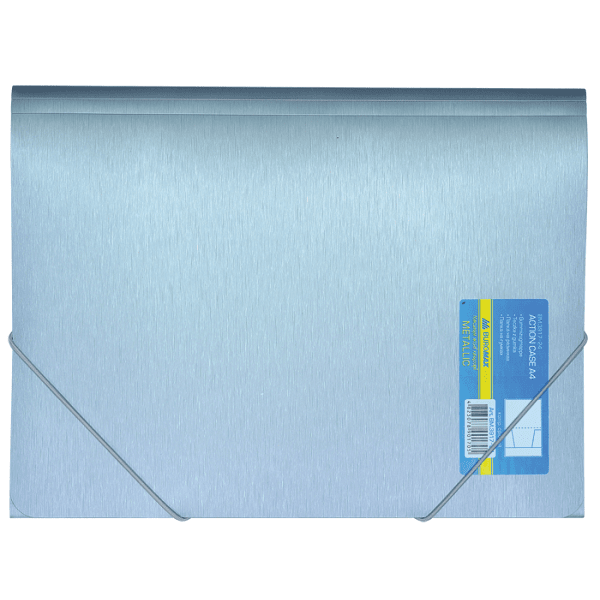 

Папка Buromax на резинках METALLIC А4 серебро (BM.3917-24)
