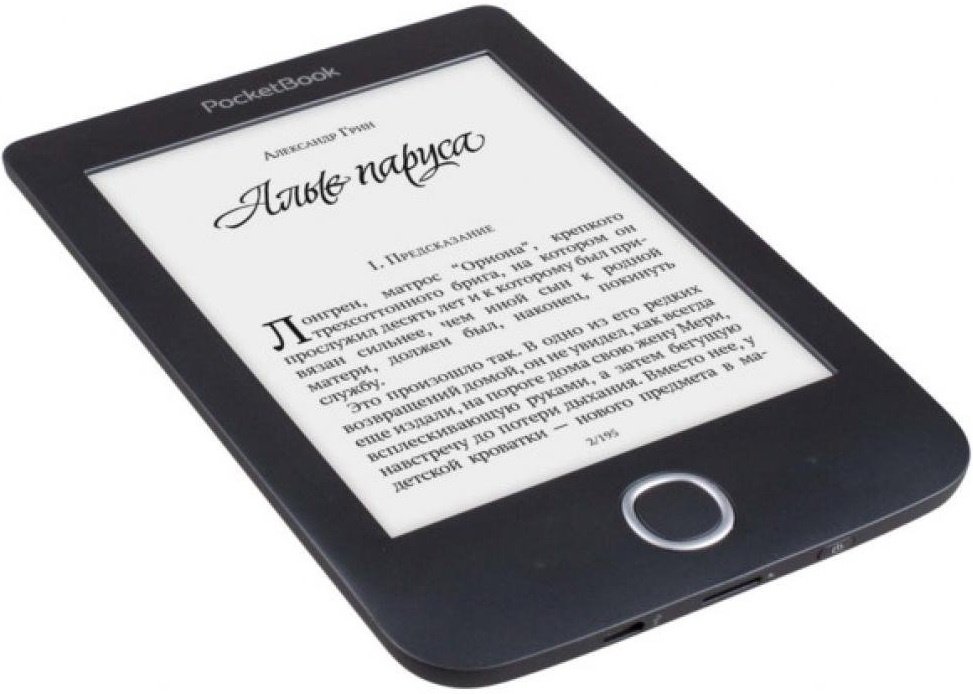Электронная книга PocketBook 614 Basic 3 в черном корпусе