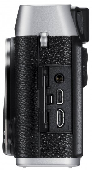 Порты для подключения периферийных устройств к фотоаппарату FUJIFILM X-E3 Body Silver