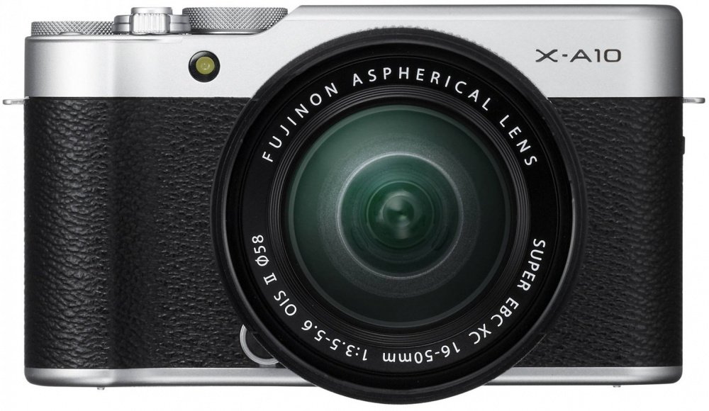 Купить фотоаппарат FUJIFILM X-A10 + XC 16-50mm Silver (16534352)