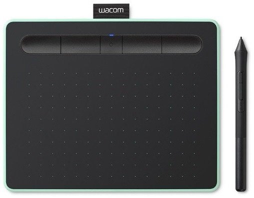 Графический планшет с универсальным пером Wacom Intuos S Bluetooth Pistachio