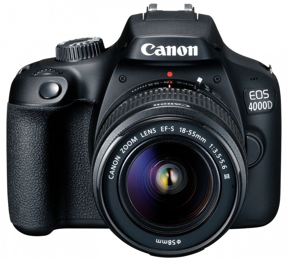 CANON EOS 4000D 18-55 DC III (3011C004) с довольно прочным корпусом