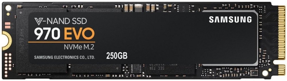 SSD накопитель SAMSUNG 970 EVO 250GB M.2 PCIe NVMe