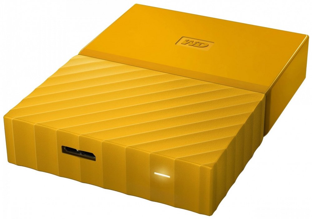 WD 2.5&quot; USB 3.0 2TB My Passport (Thin) Yellow — желтый жесткий диск на 2 ТБ