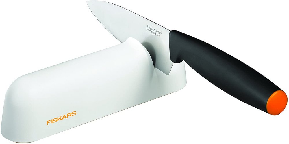  Точило для ножей Fiskars Form, белое (1014214) 